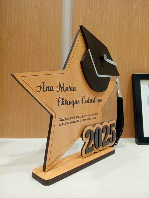 Recordatorio Estrella de Graduación 🎓✨