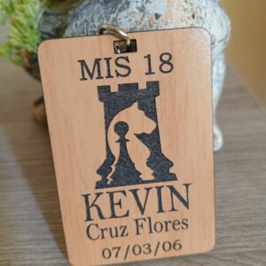 Llavero recordatorio 18años